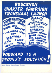 Education Charter Campaign Transvaal launch