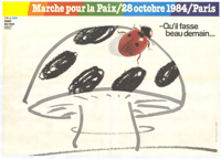 Marche pour la paix/28 Octobre 1984/Paris