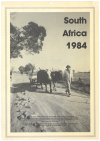 South Africa 1984 calendar 