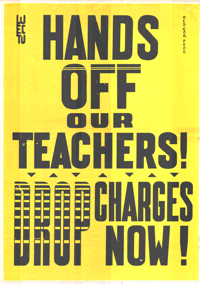 Hands Off Our Teachers