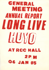 General meeting annual report long live Huyo