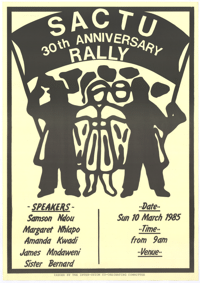 SACTU 30th anniversary rally