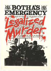 Bothas emergency: legalized murder