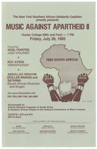 Music against apartheid II