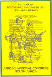 9th August : South Africa Womens Day : 30th 