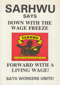 SARHWU Says Forward with a Living Wage