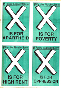 Peoples Alphabet Series:  X 