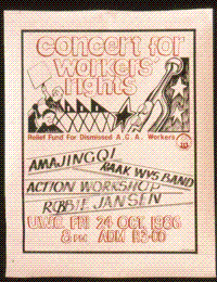 Concert for workers rights: relief fund for 