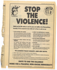 Stop the violence!