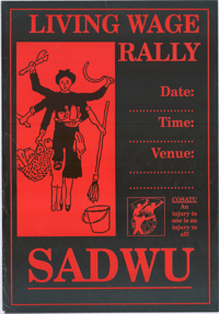 Living Wage Rally SADWU