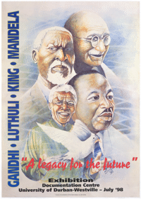 
Gandhi: Luthuli: King: Mandela: a legacy for the future
