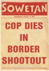 Cop dies in border shootout