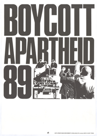 Boycott apartheid 1989