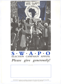 SWAPO election campaign appeal