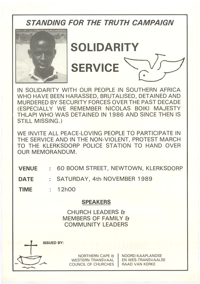 Solidarity Service