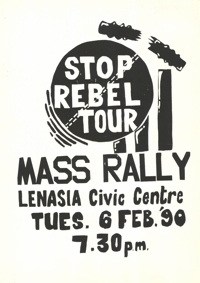 Stop rebel tour : Mass rally