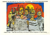 
Demand the release of all political prisoners - stop apartheid executions
