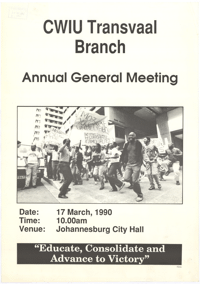 
CWIU Transvaal Branch : Annual General Meeting

