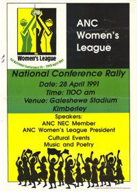 ANC Womenss League : National Conference Ral