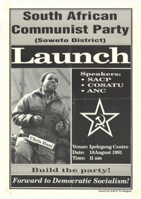 
South African Communist Party (Soweto district ) : Launch

