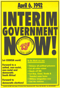 Interim Government now! 