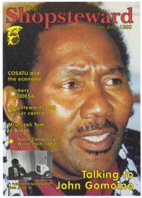 
The Shopsteward: Volume 1.1. June - July 1992

