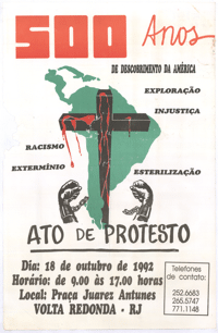 500 anos: ato de protesto