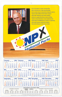 National Party Election Calendar 1994