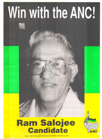 Win with the ANC Ram Salojee Candidate 
