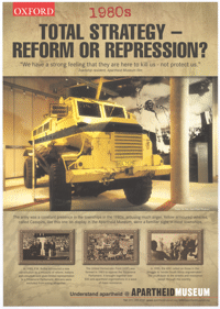 
Oxford : 1980s : Total strategy - reform or repression?
