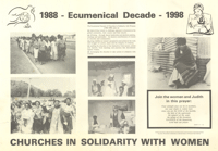 
1988: Ecumenical decade: Churches in solidarity with women
