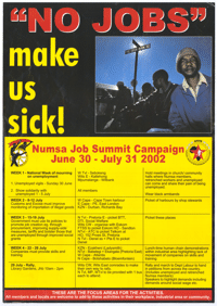 No jobs: make us sick