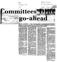 Committees Drift go-ahead