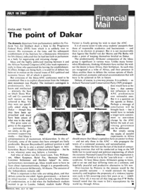 Dakar articles
