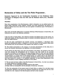
Declaration of Unity and the Ten Point Programme
