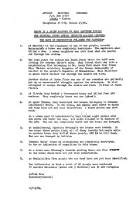 A brief account of what happened during the criminal South Africa invasion against Lesotho
