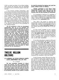 Twelve Million Outlaws