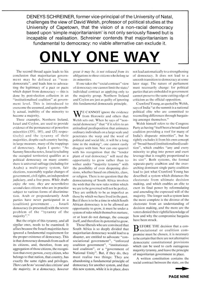Only One Way