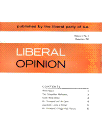 Liberal Opinion Vol.1 No.2 Dec 1961