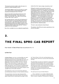 The Final Spro-Cas Report