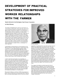 
Developments of Practical Strategies for Improved Worker Relationships With the Farmer
