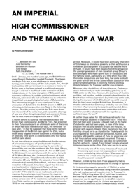 
An Imperial High Commissioner and the Making of a War
