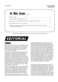 Editorial: 1984