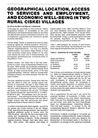 
Geographical Location, Access to Services and Employment, and Economic Well-Being in Two Rural Ciskei Villages
