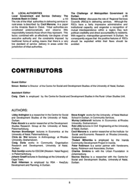 Contributors
