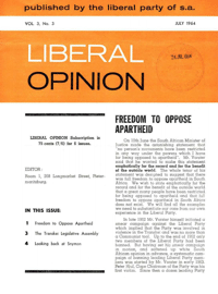 Freedom to Oppose Apartheid