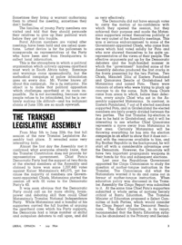 The Transkei Legislative Assembly