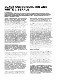 Black Consciousness and White Liberals by Richard Turner