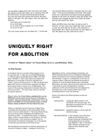 Uniguely Right For Abolition