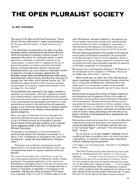 The Open Pluralist Society